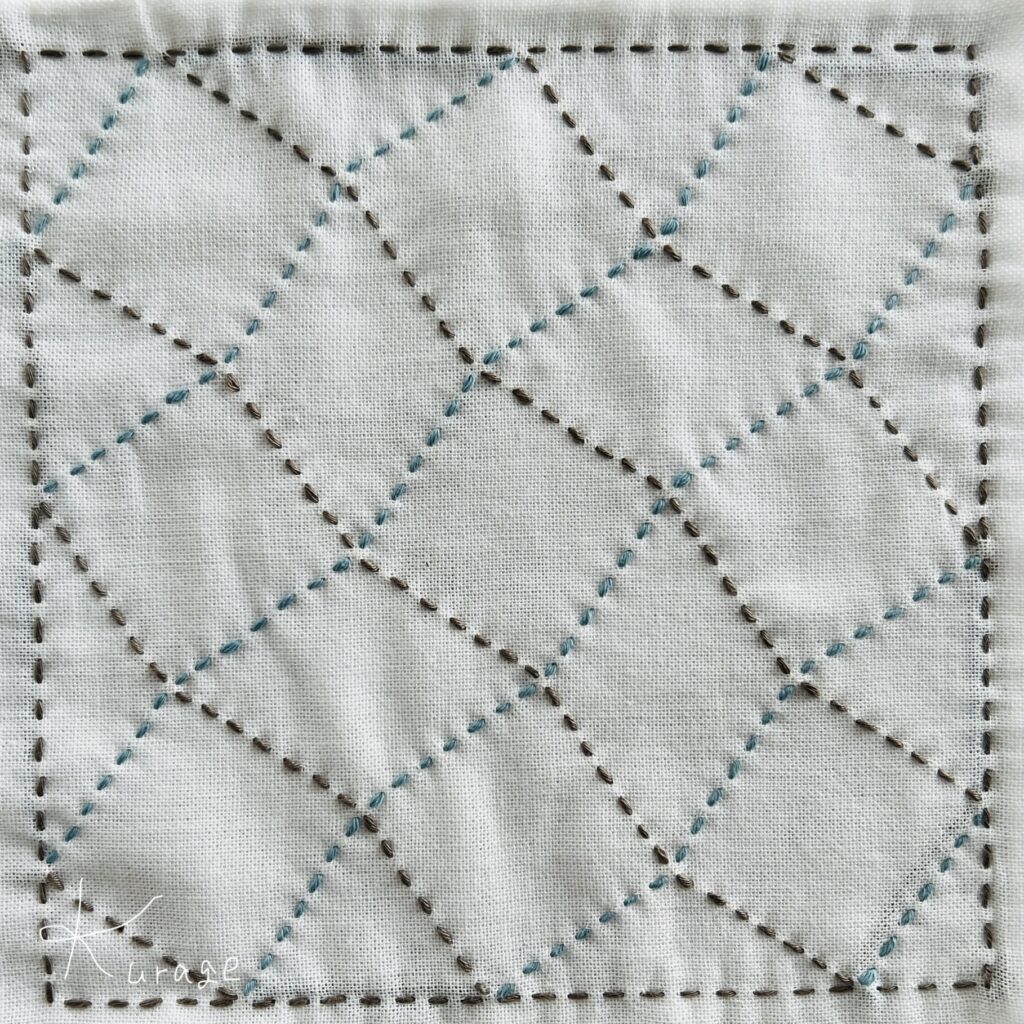 刺し子さいころくずしの画像