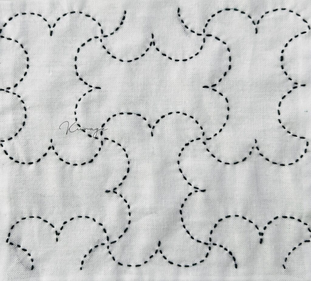 刺し子巴つなぎの画像