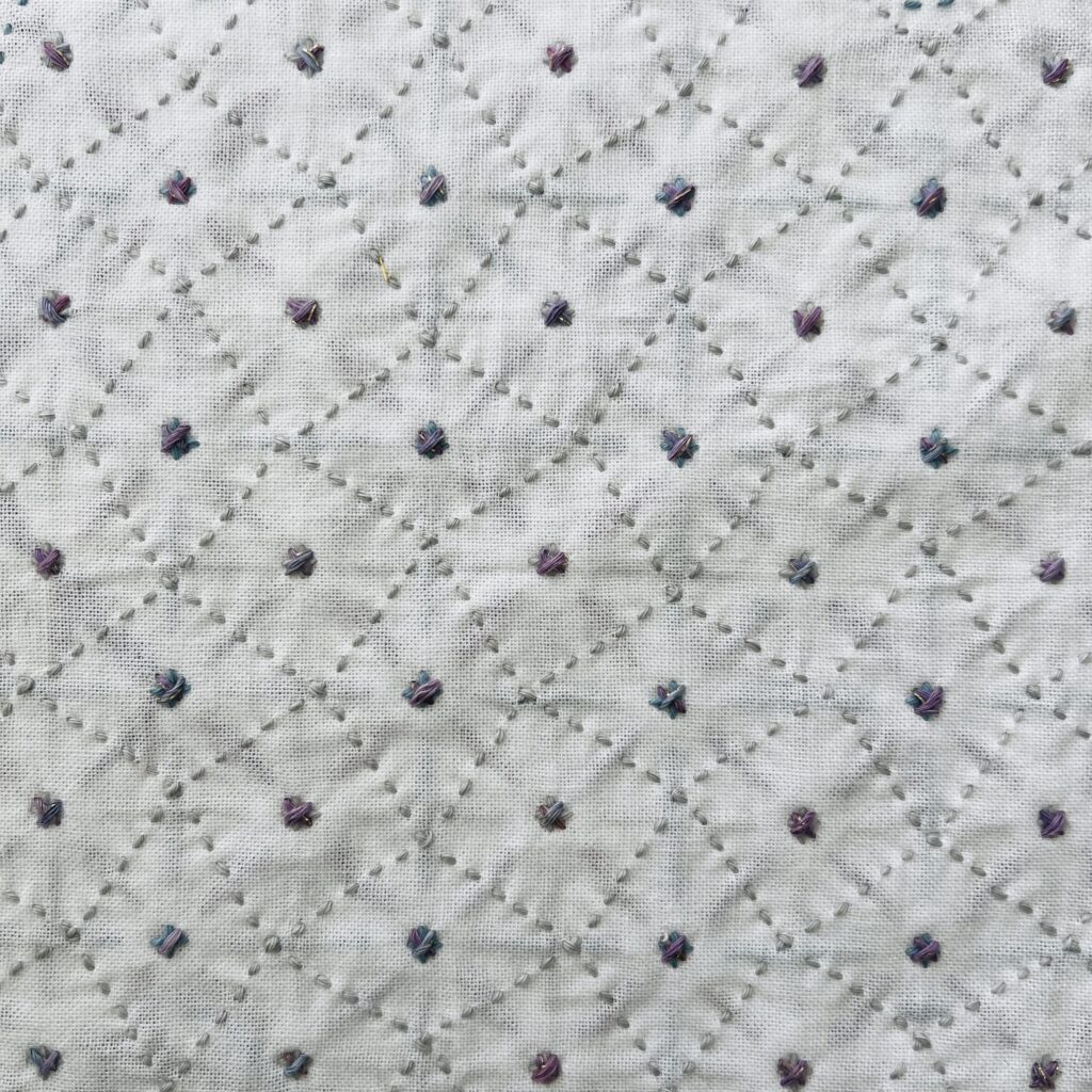 さいころくずしに小花の裏側の画像